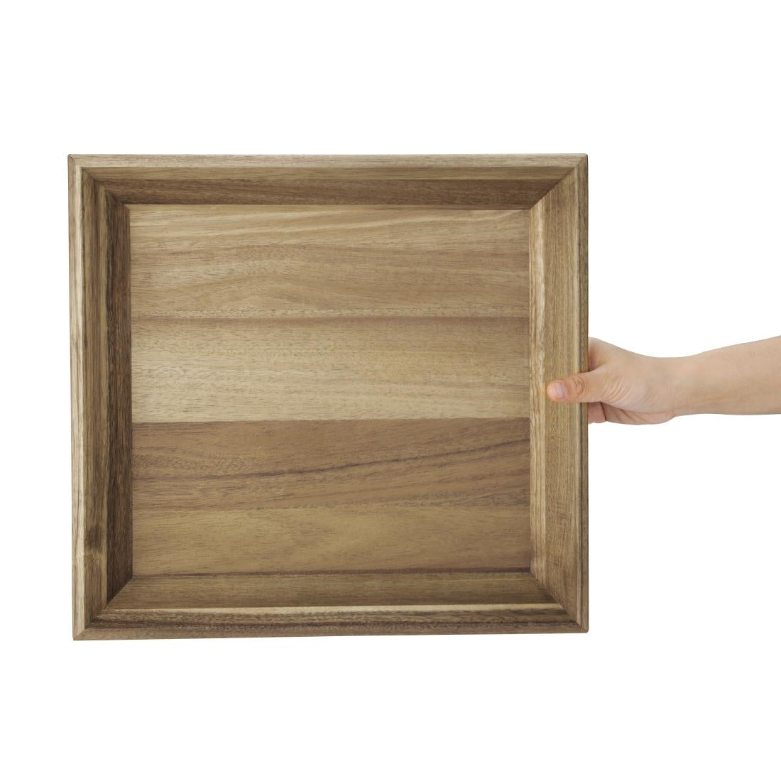 Olympia Acacia Rectangular Tray 380x355mm
