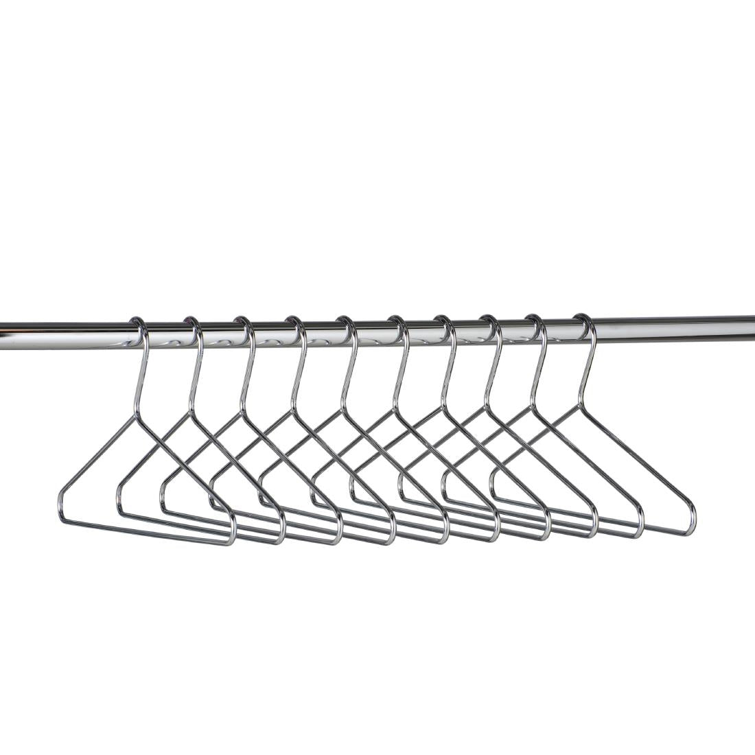 Chrome Plated Steel Hangers (50 Pack)