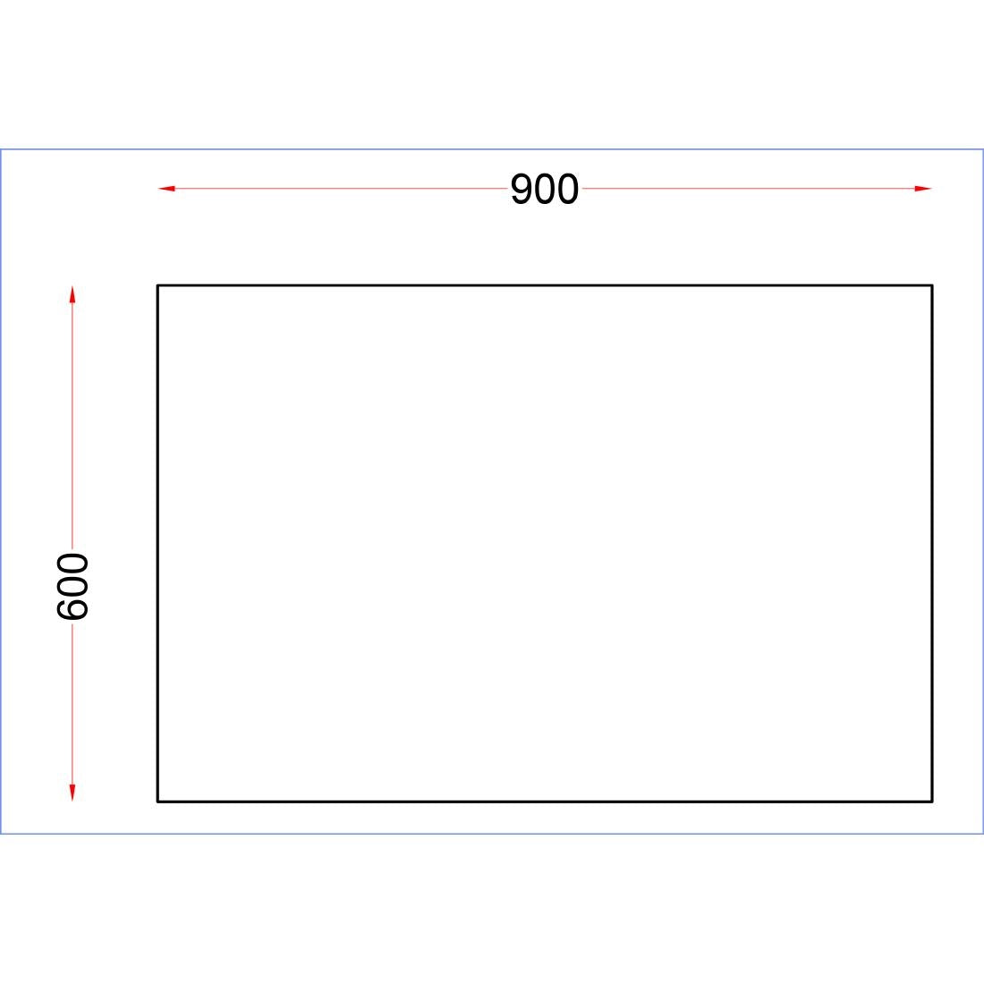 Vogue Stainless Steel Centre Table 900mm