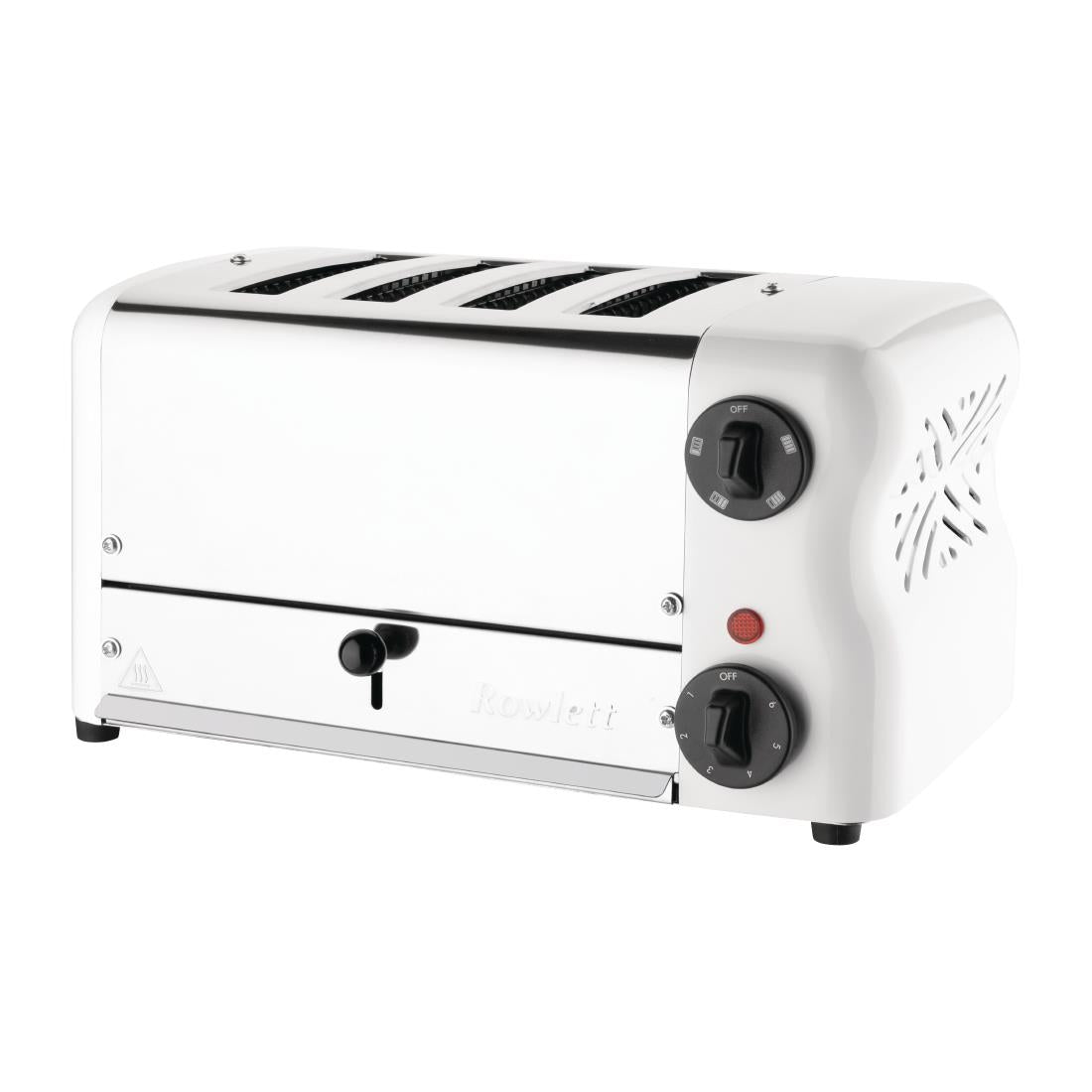 Rowlett Esprit 4 Slot Toaster White w/2x Additional Elements & Sandwich Cage