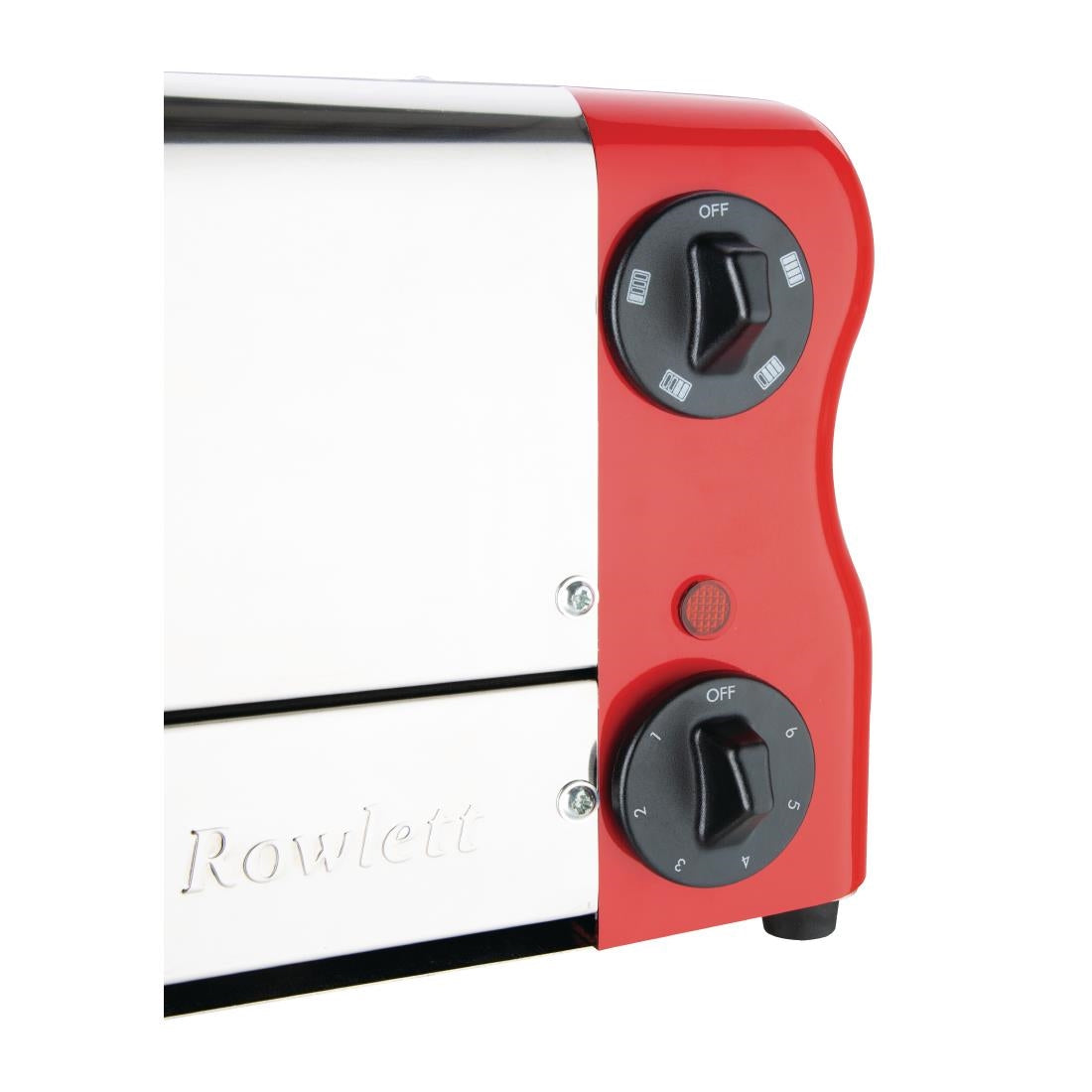 Rowlett Esprit 4 Slot Toaster Traffic Red w/2x Additional Elements & Sandwich Cage