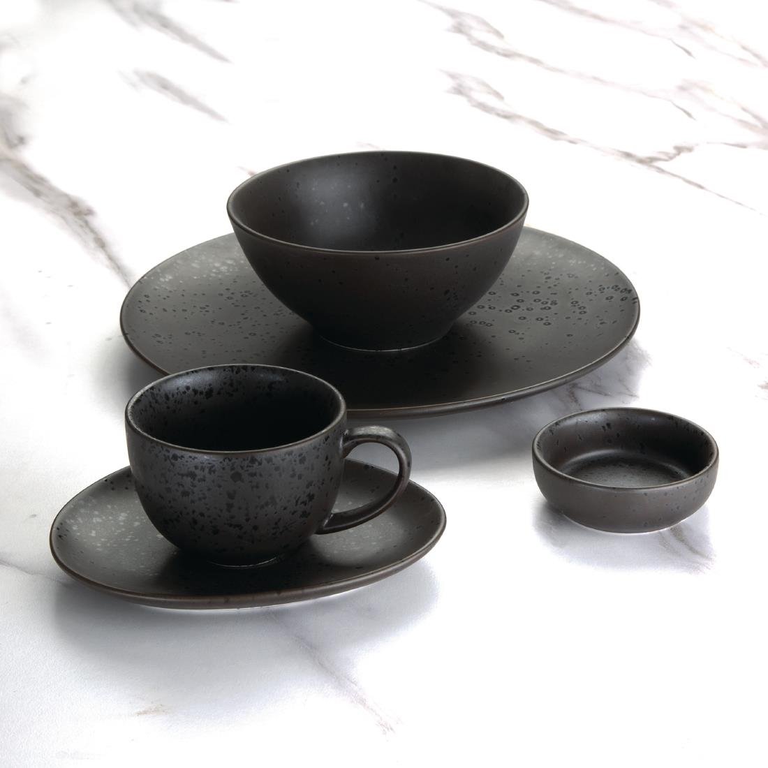 Olympia Fusion Oval Saucers 160mm (6 Pack)