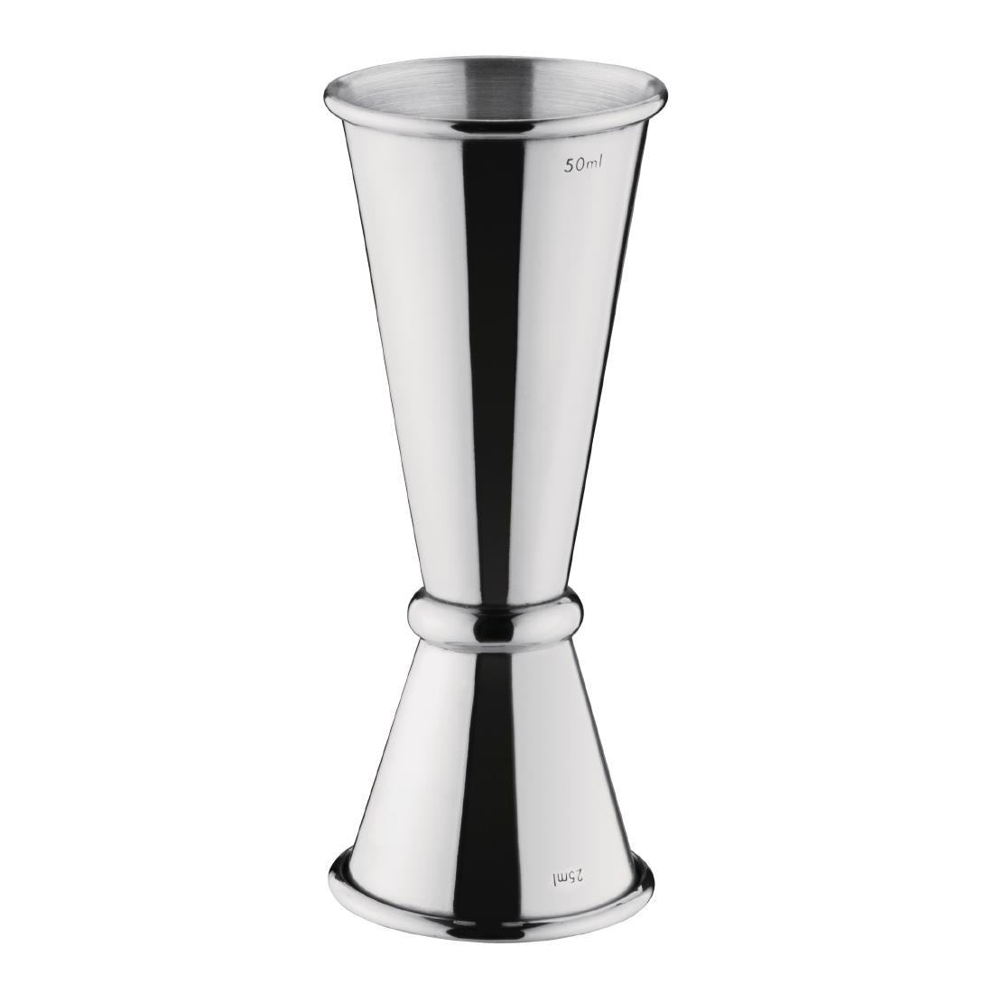 Olympia Banded Jigger Chrome 25ml/50ml