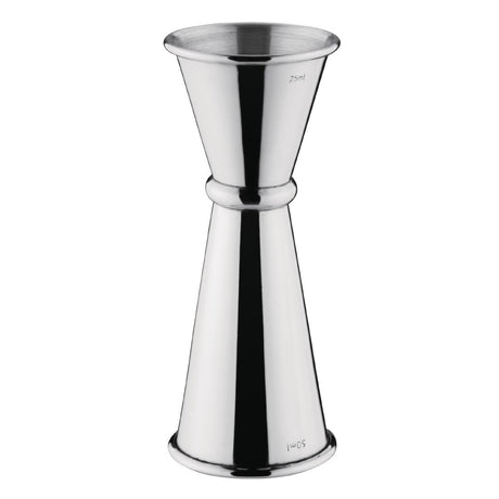 Olympia Banded Jigger Chrome 25ml/50ml