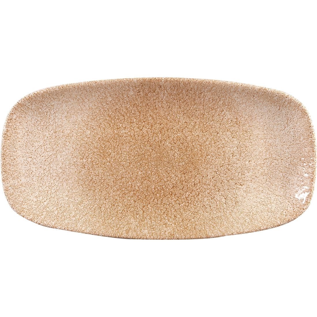 Churchill Studio Prints Raku Rectangular Plates Garnet Orange 298mm (12 Pack)