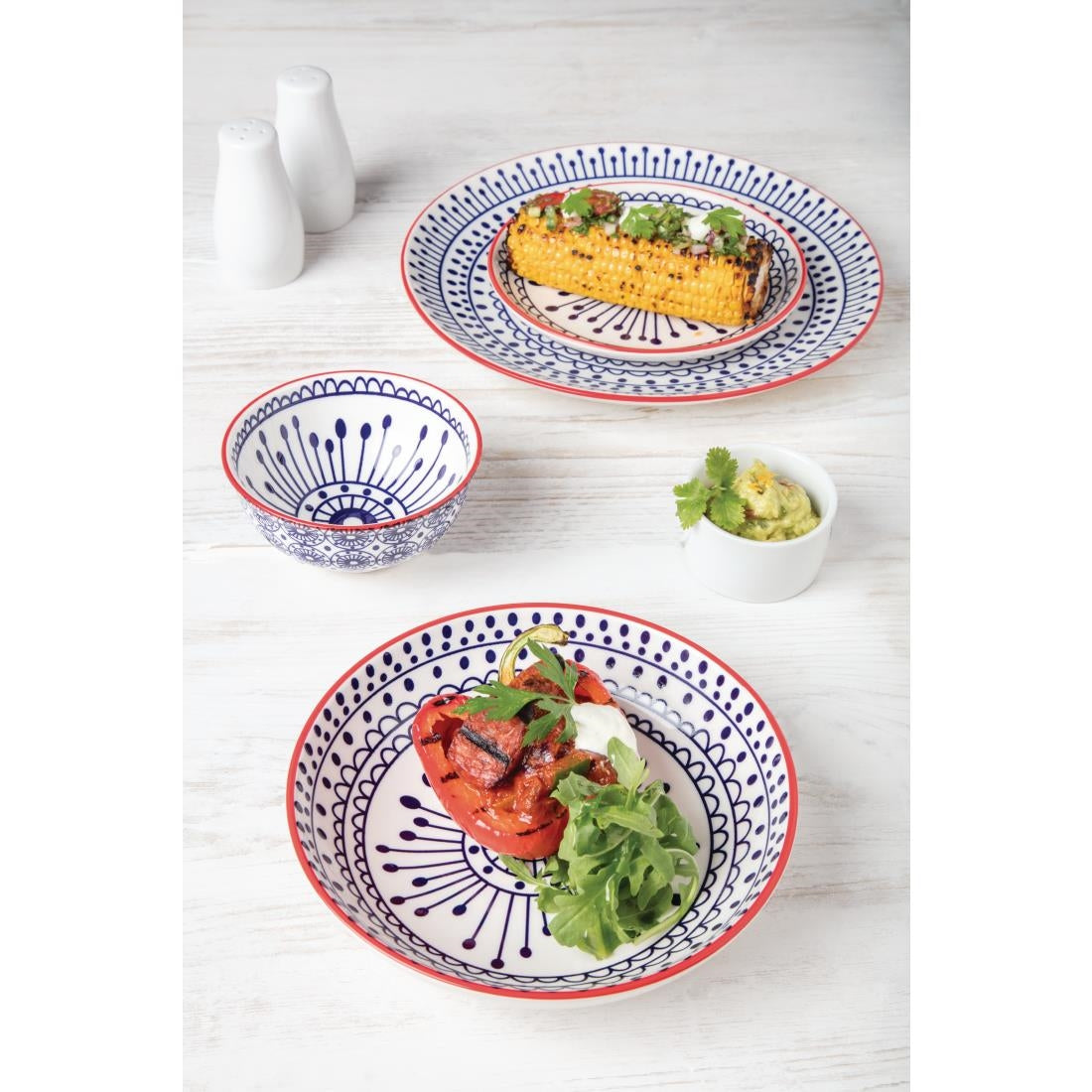 Olympia Whiteware Salt Shakers 90mm (12 Pack)