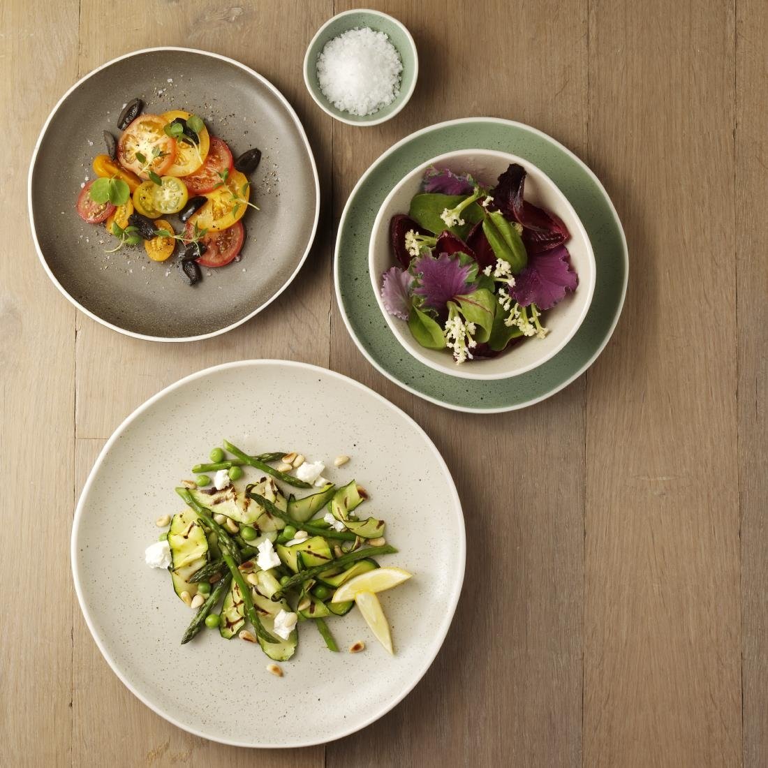 Olympia Chia Plates Sand 205mm (6 Pack)