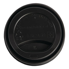 Fiesta Compostable Coffee Cup Lids 340ml / 12oz (50 Pack)