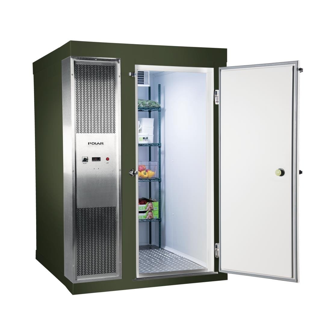 Polar U-Series 1.8 x 1.8m Integral Walk In Cold Room Green