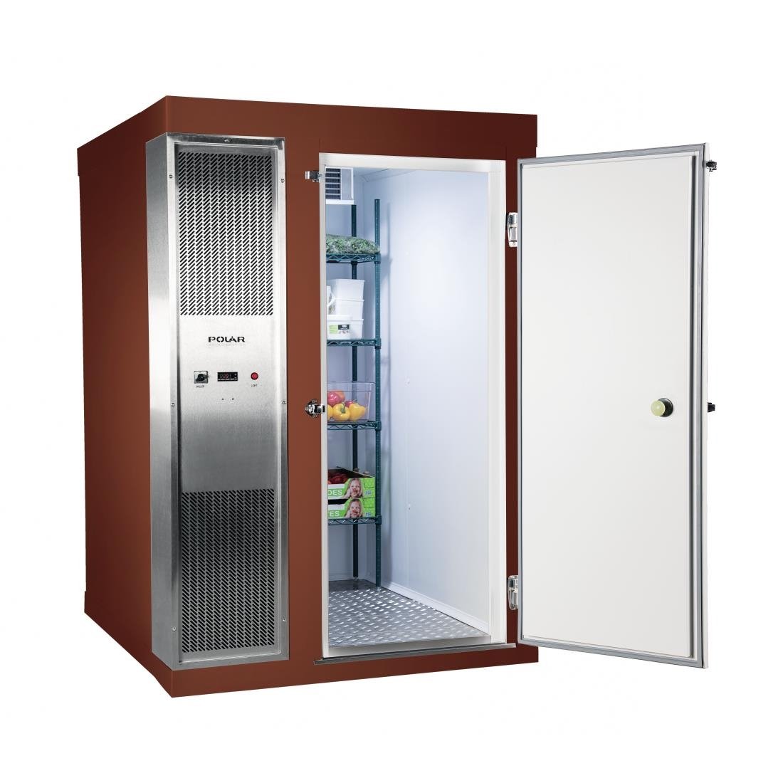 Polar U-Series 1.5 x 1.8m Integral Walk In Freezer Room Brown