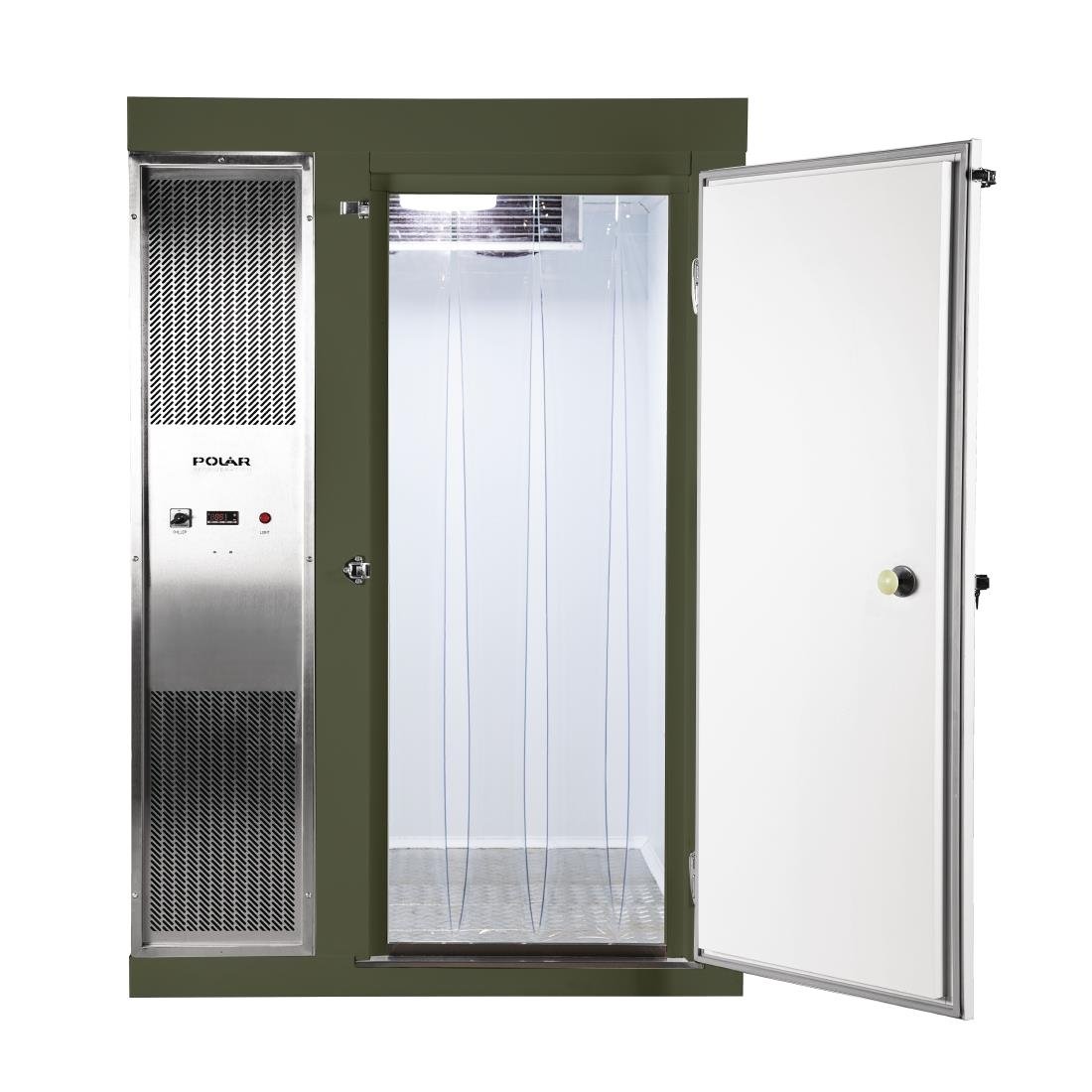 Polar U-Series 1.2 x 1.5m Integral Walk In Freezer Room Green