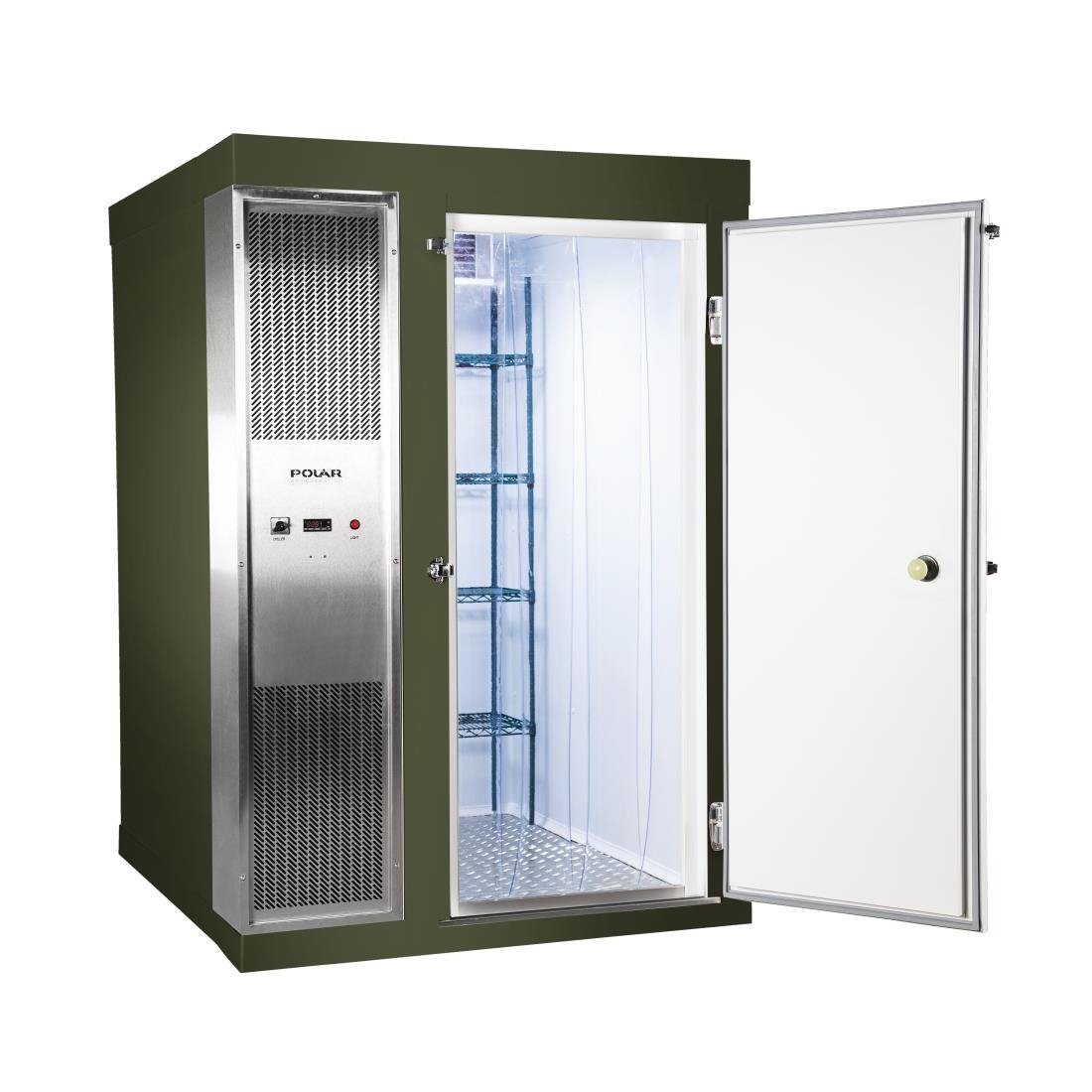 Polar U-Series 1.5 x 1.8m Integral Walk In Freezer Room Green