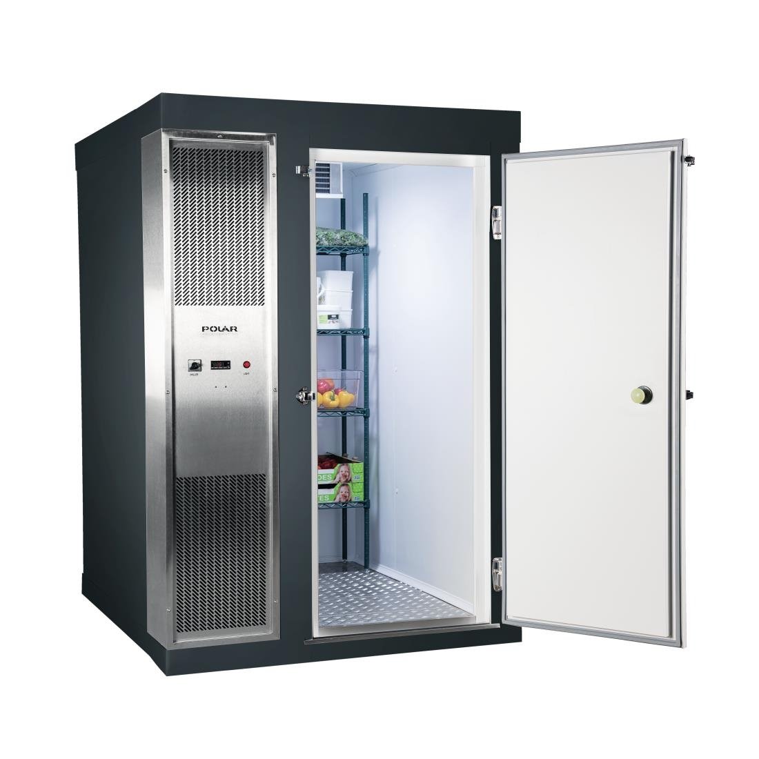 Polar U-Series 1.5 x 2.1m Integral Walk In Freezer Room Grey
