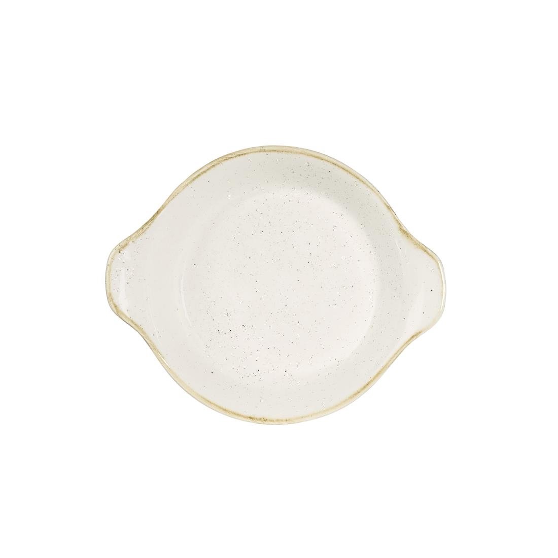 Churchill Stonecast Round Eared Dishes Barley White 180mm (6 Pack)
