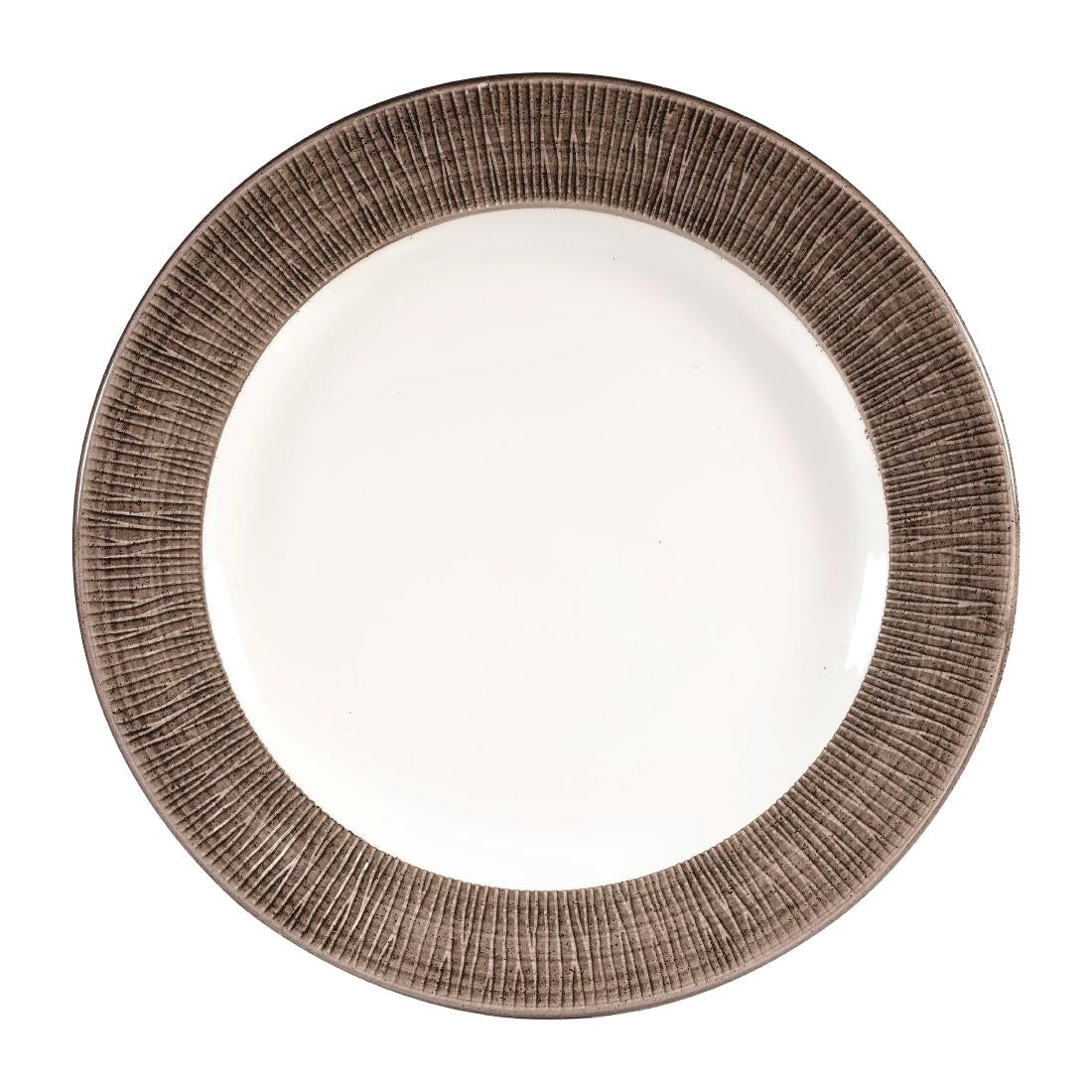 Churchill Bamboo Footed Plates Dusk 276mm (12 Pack)