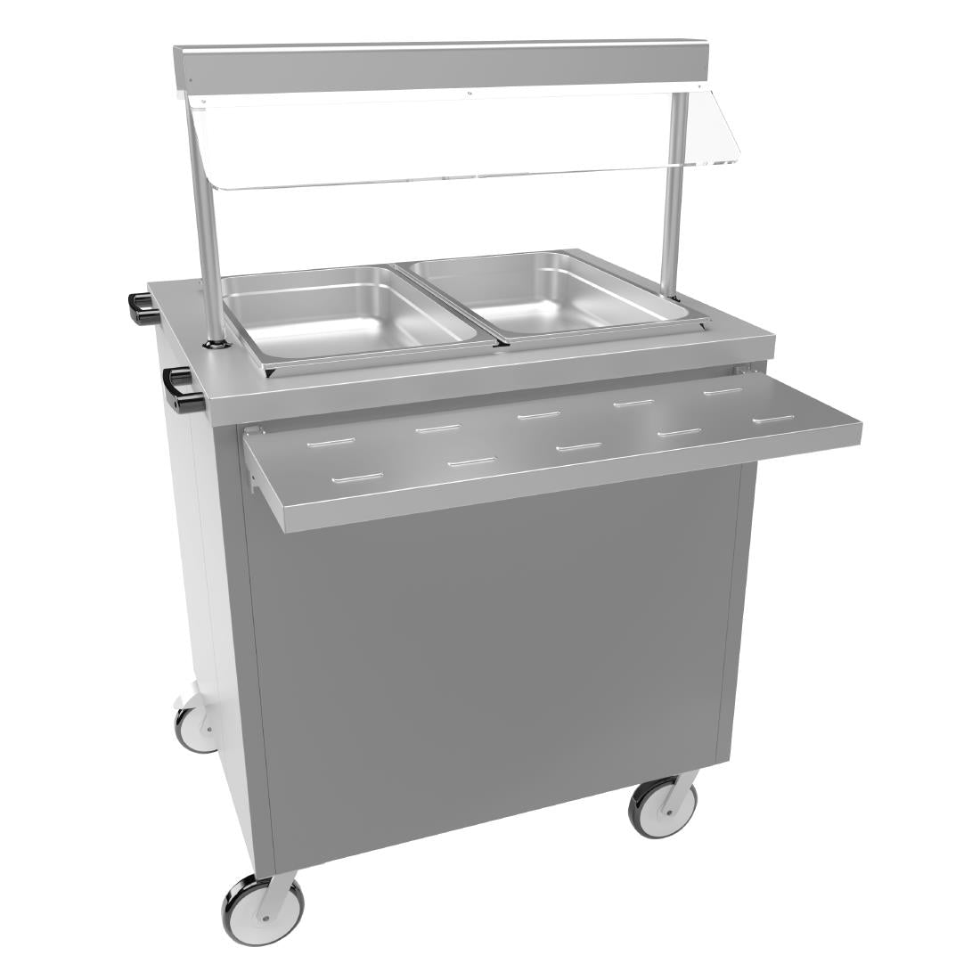 Moffat Mobile Hot Cupboard with Dry Heat Bain Marie 2FBM