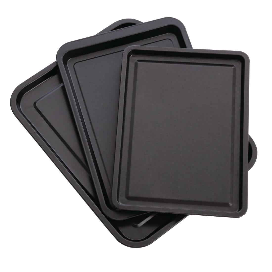 Nisbets Essentials Non Stick Baking Trays (3 Pack)