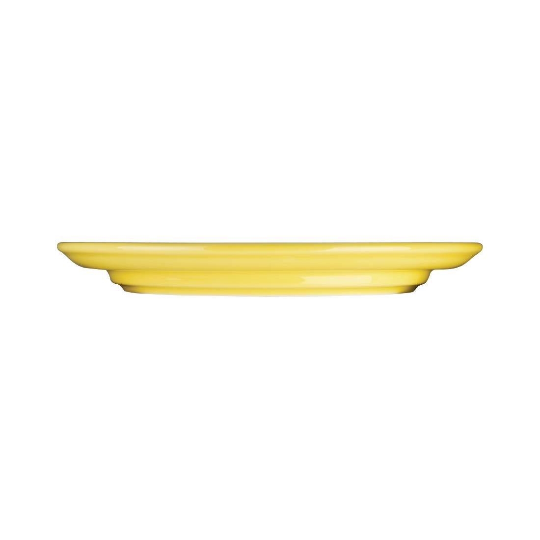 Olympia Heritage Raised Rim Plates Yellow 253mm (4 Pack)