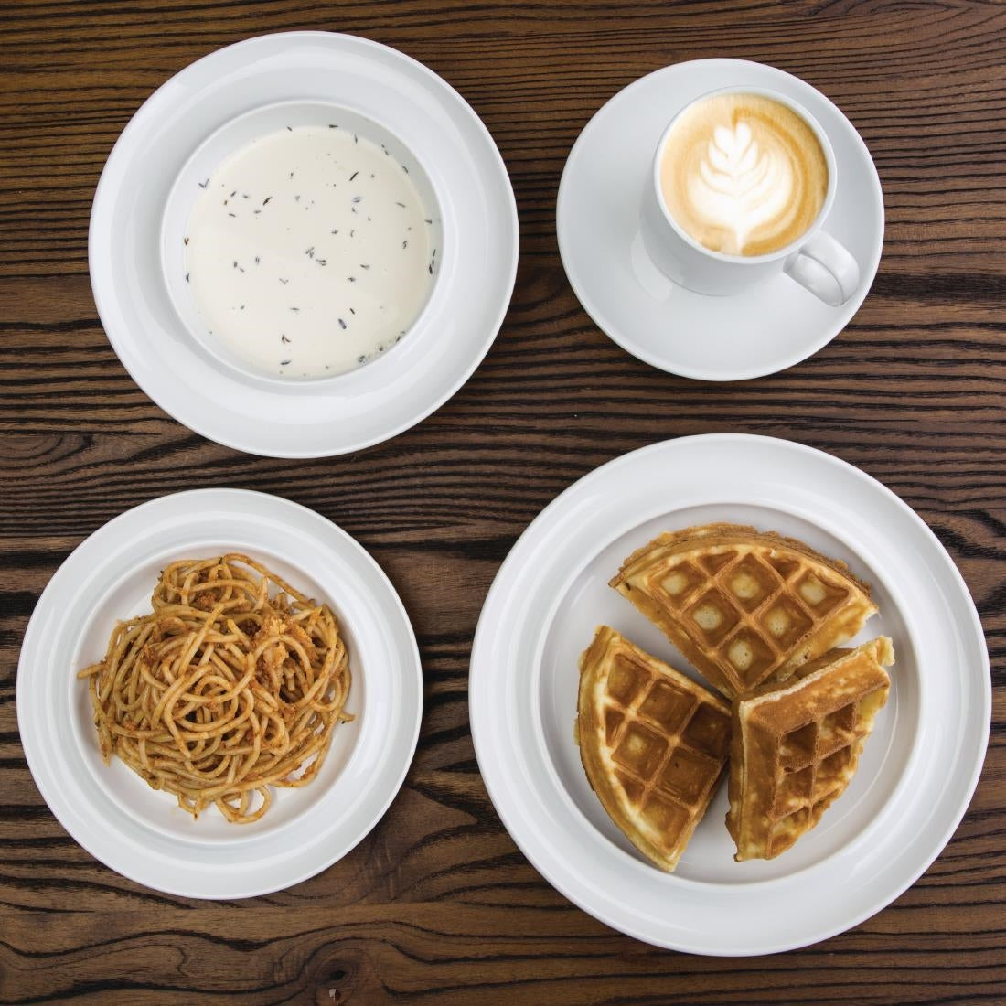 Olympia Whiteware Stacking Mugs 284ml (12 Pack)