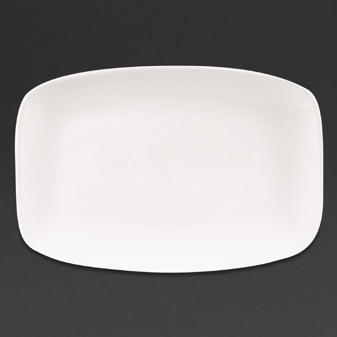 Churchill X Squared Oblong Plates White 199 x 300mm (6 Pack)