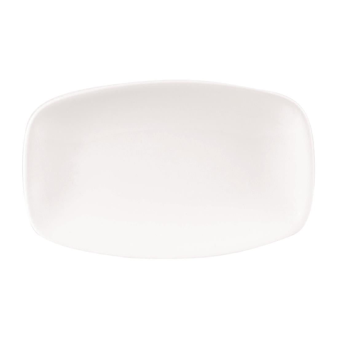 Churchill X Squared Oblong Plates White 121 x 200mm (12 Pack)