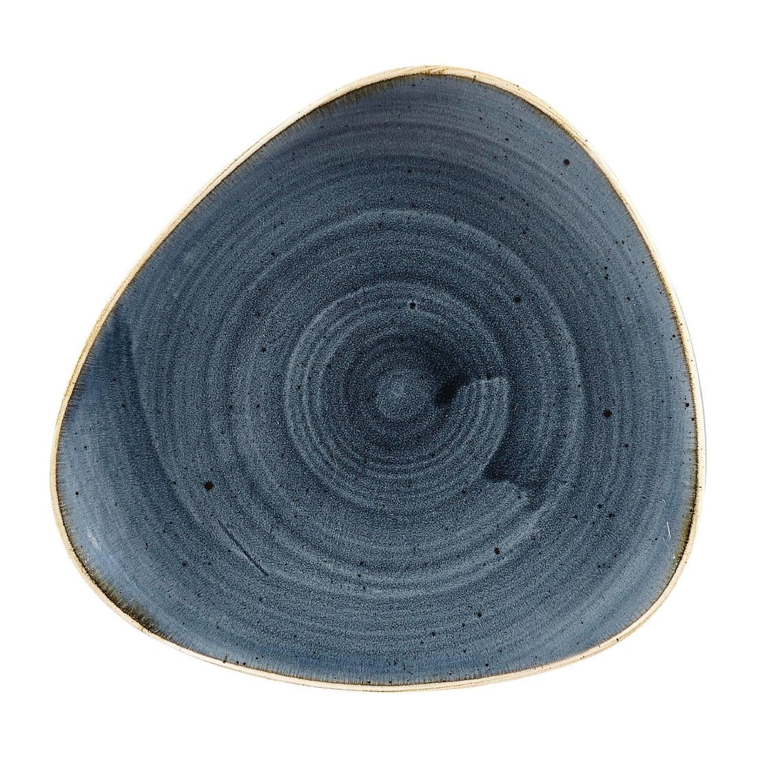 Churchill Stonecast Triangular Plates Blueberry 192mm (12 Pack)
