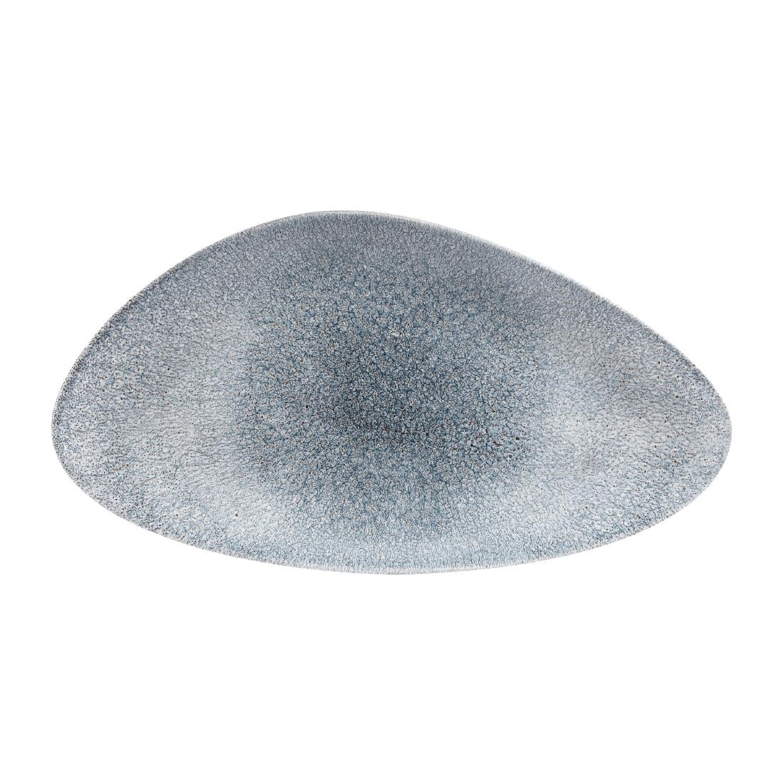 Churchill Studio Prints Raku Triangular Plates Topaz Blue 350mm (6 Pack)