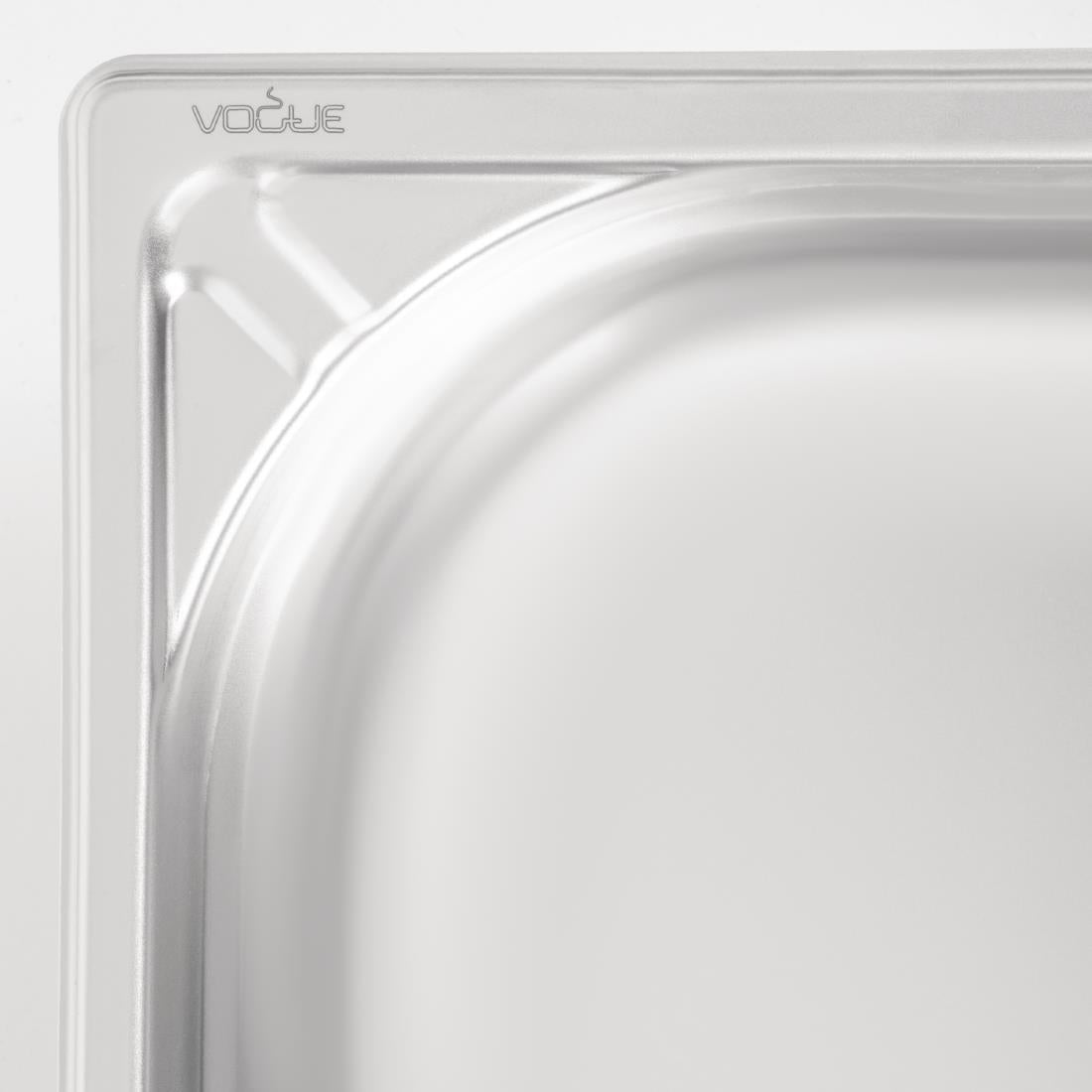 Vogue Heavy Duty Stainless Steel 1/1 Gastronorm Tray 100mm