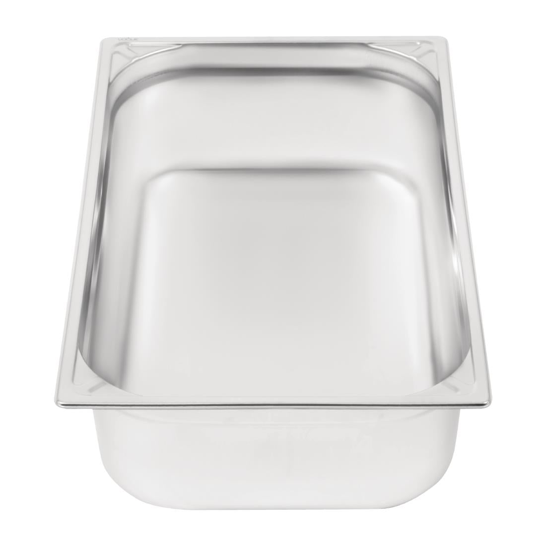 Vogue Heavy Duty Stainless Steel 1/1 Gastronorm Tray 150mm