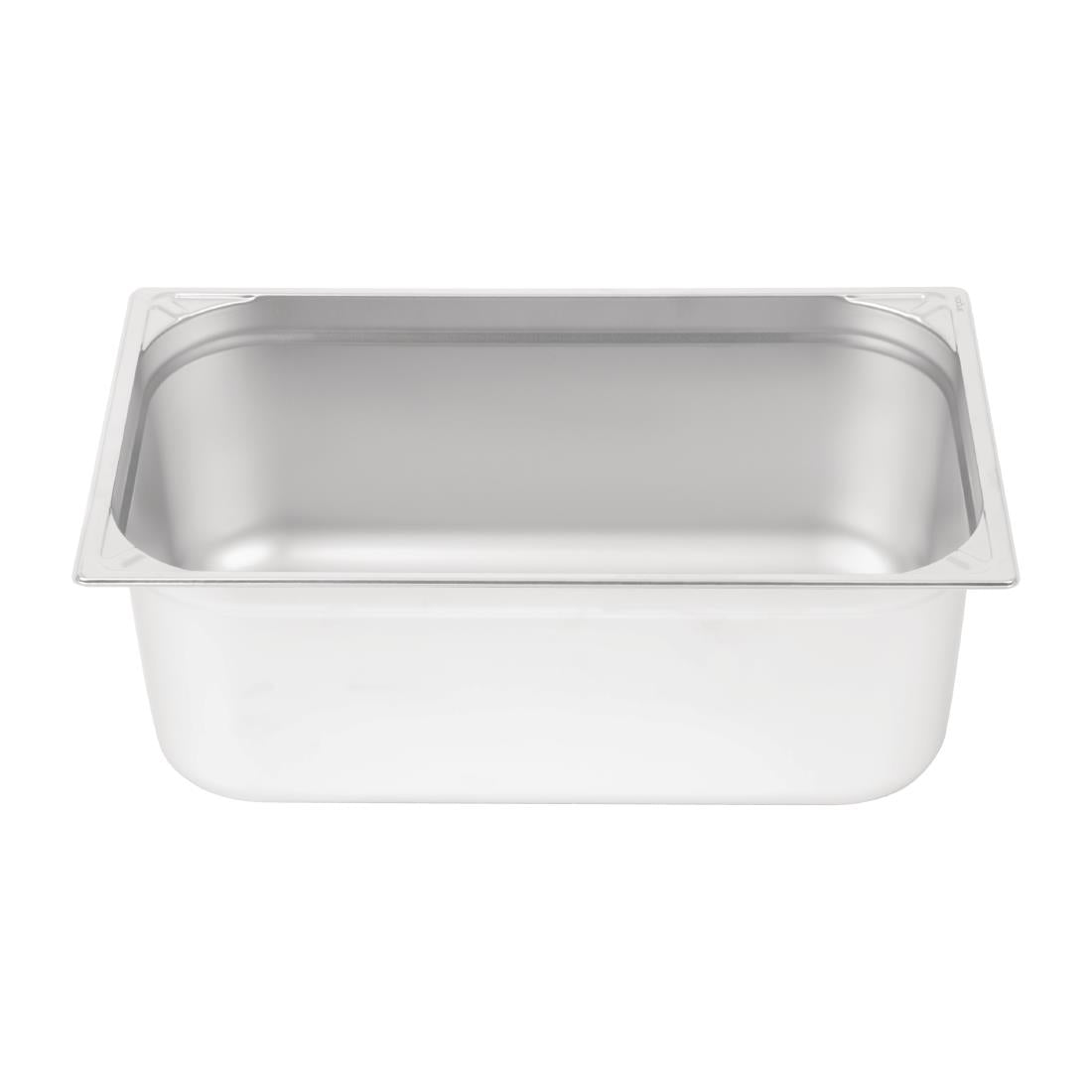 Vogue Heavy Duty Stainless Steel 1/1 Gastronorm Tray 200mm