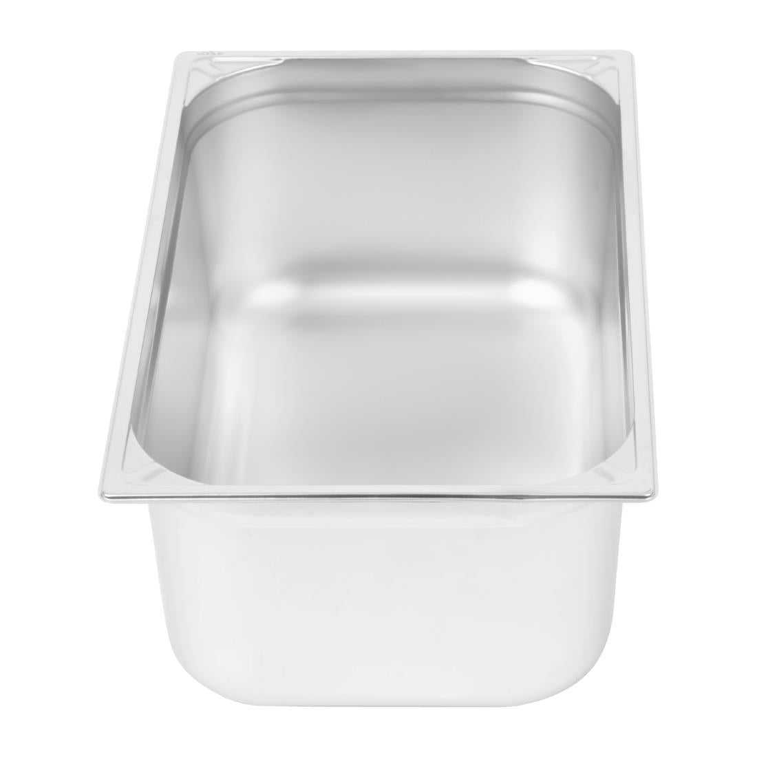 Vogue Heavy Duty Stainless Steel 1/1 Gastronorm Tray 200mm
