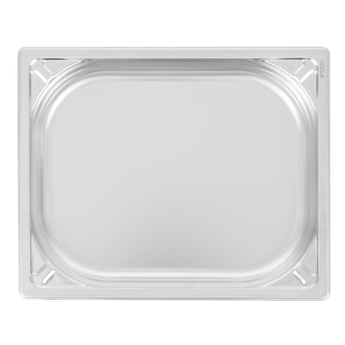 Vogue Heavy Duty Stainless Steel 1/2 GN Pan 40mm