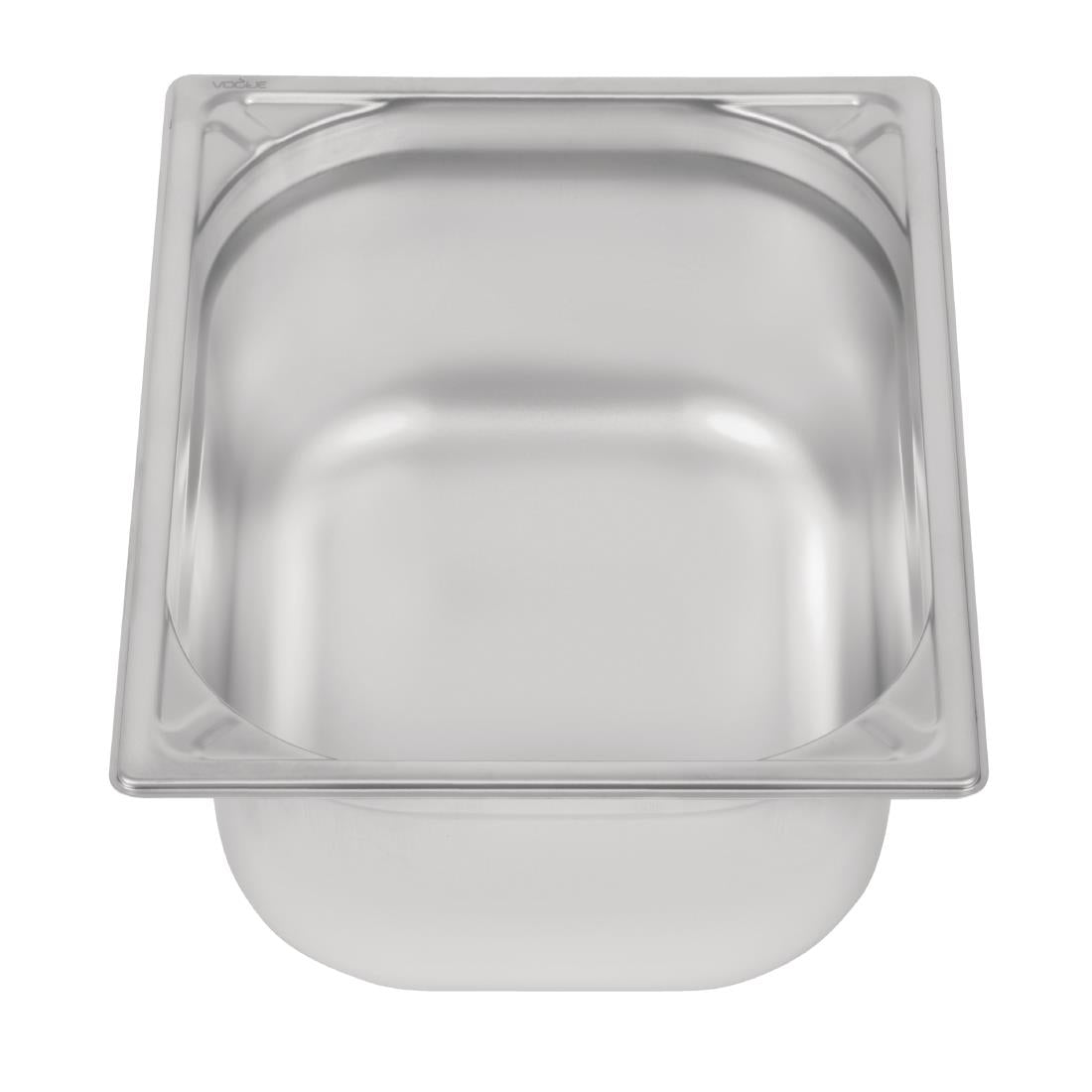 Vogue Heavy Duty Stainless Steel 1/2 Gastronorm Tray 150mm