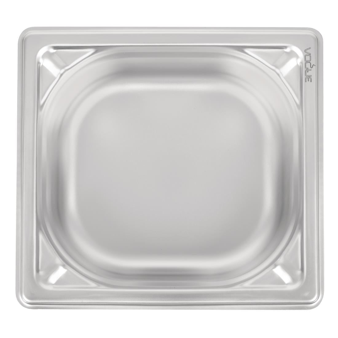 Vogue Heavy Duty Stainless Steel 1/6 Gastronorm Tray 65mm