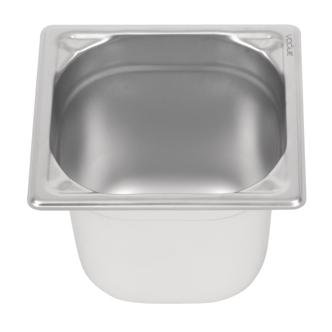 Vogue Heavy Duty Stainless Steel 1/6 Gastronorm Tray 150mm