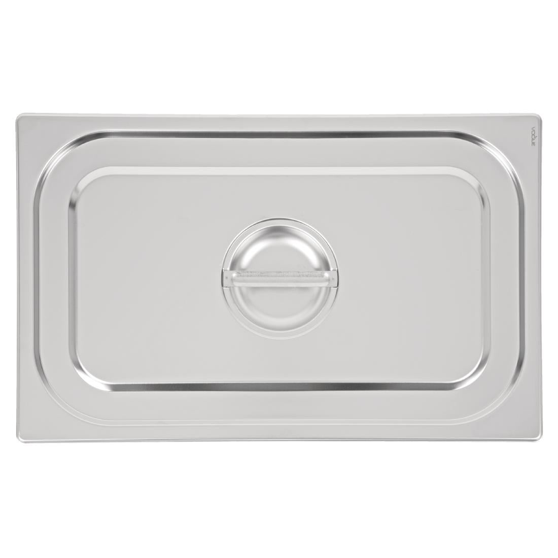 Vogue Heavy Duty Stainless Steel 1/1 Gastronorm Tray Lid