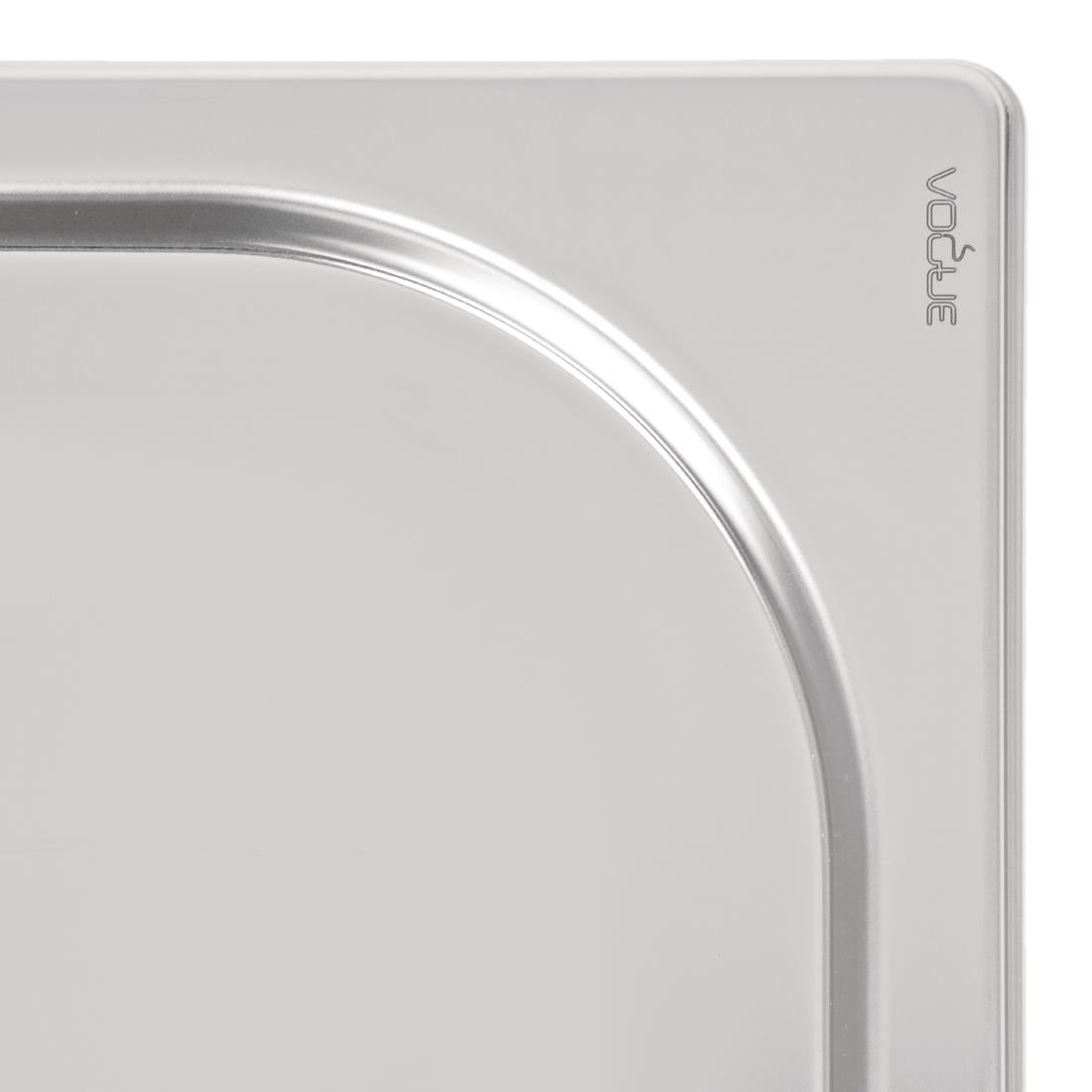 Vogue Heavy Duty Stainless Steel 1/2 Gastronorm Tray Lid