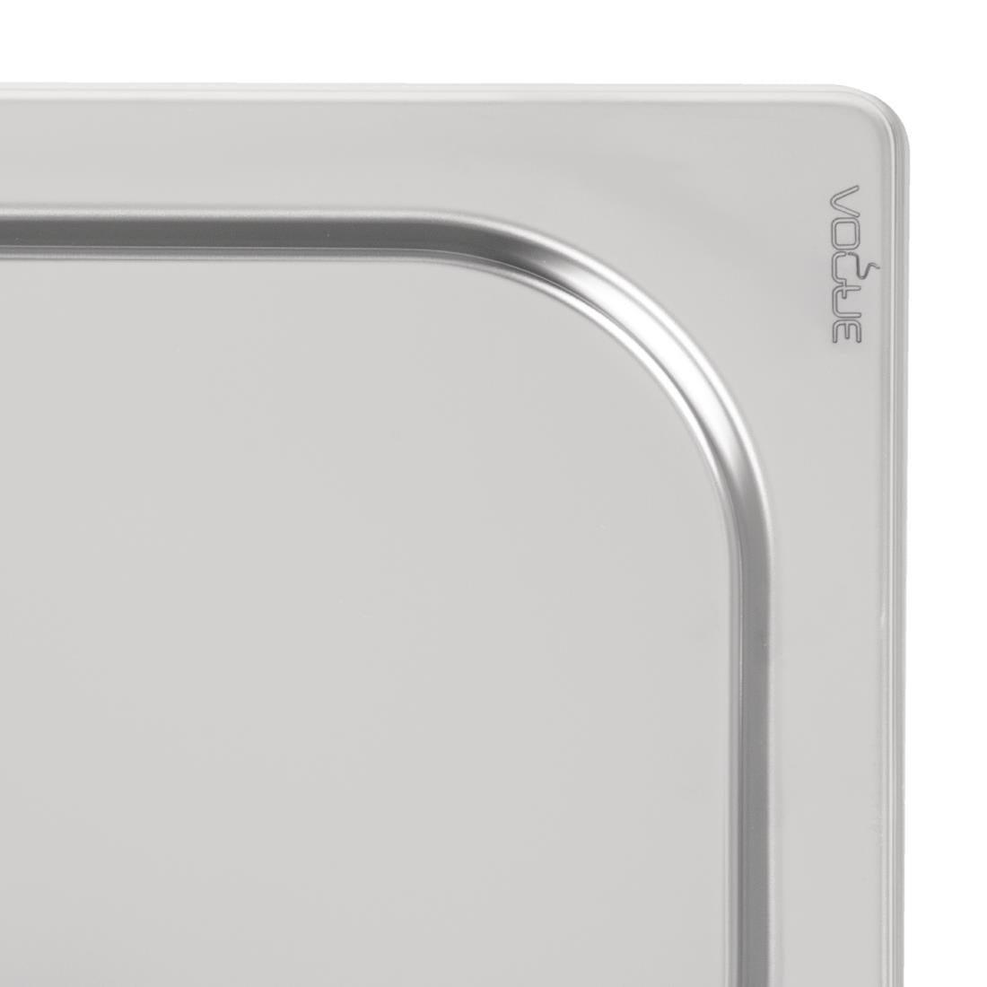 Vogue Heavy Duty Stainless Steel 1/3 Gastronorm Tray Lid