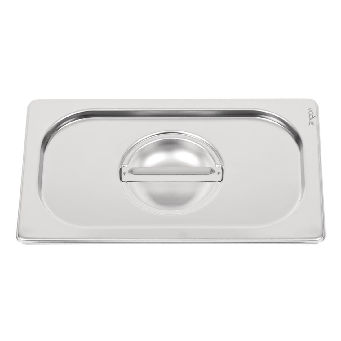 Vogue Heavy Duty Stainless Steel 1/4 Gastronorm Tray Lid