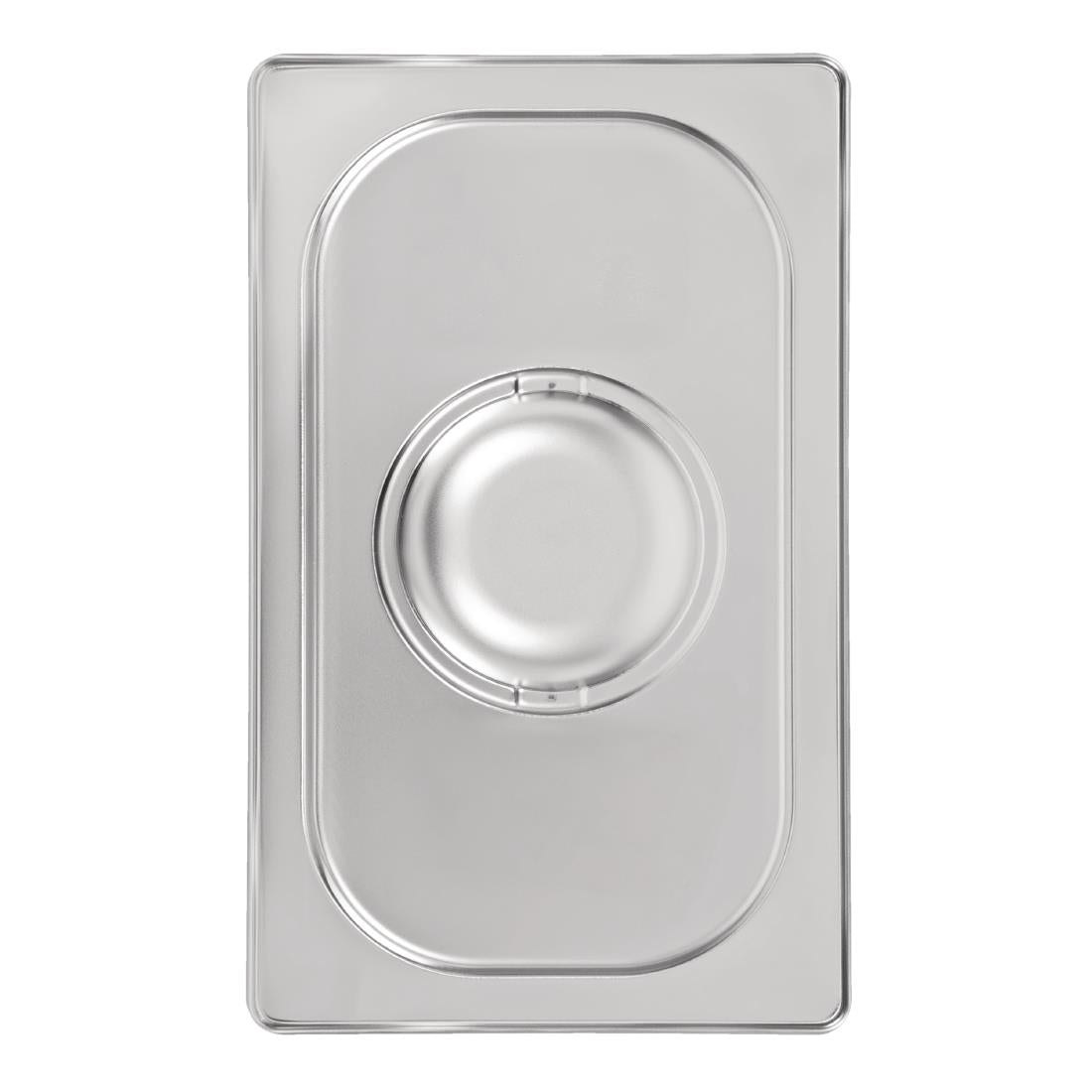 Vogue Heavy Duty Stainless Steel 1/4 Gastronorm Tray Lid