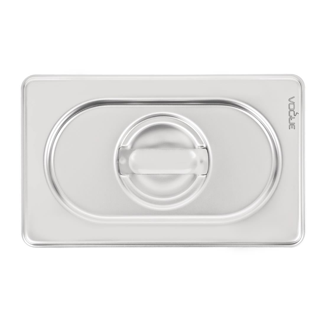 Vogue Heavy Duty Stainless Steel 1/9 Gastronorm Tray Lid
