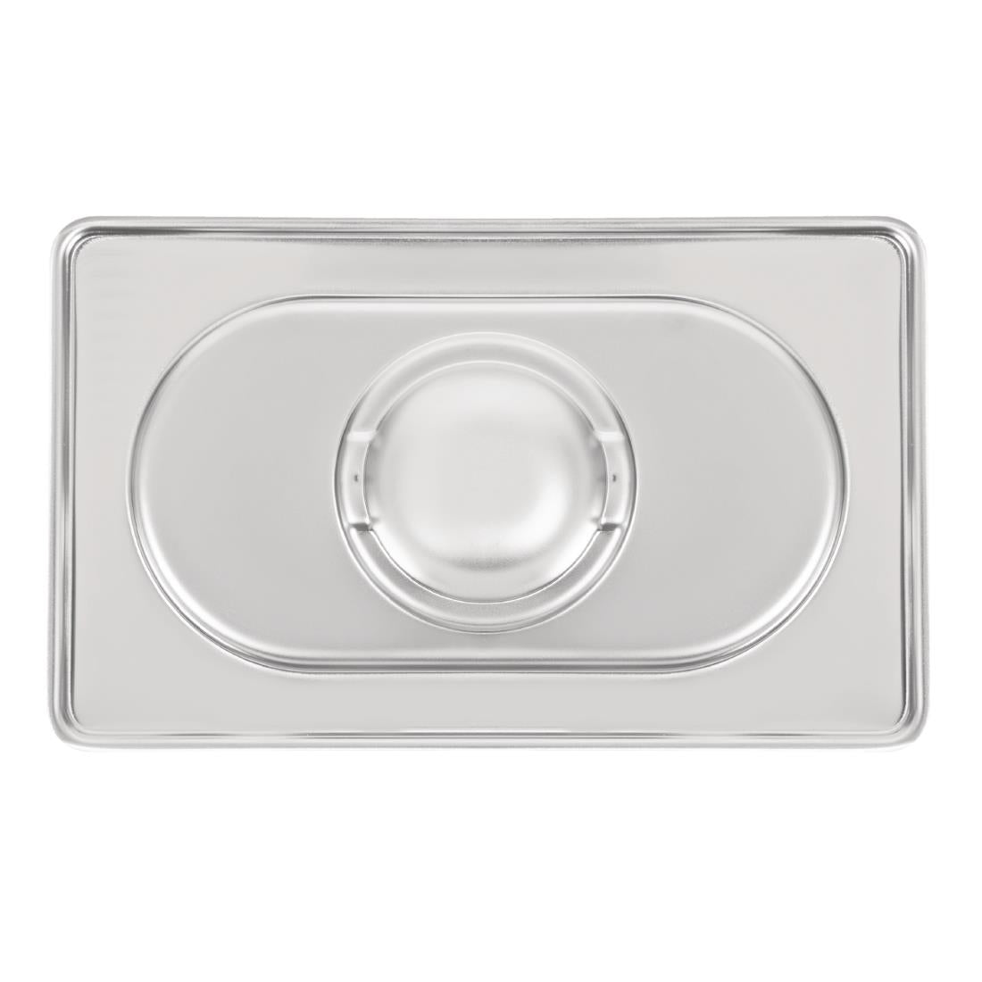 Vogue Heavy Duty Stainless Steel 1/9 Gastronorm Tray Lid