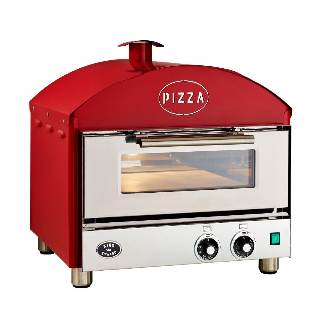 King Edward Pizza King Oven PK1 Red