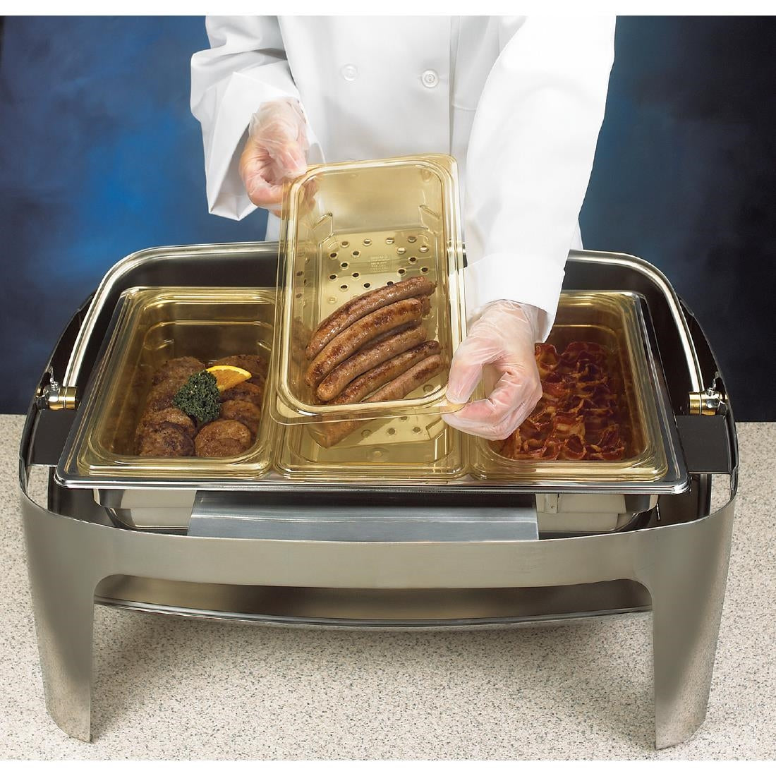 Cambro High Heat 1/3 Gastronorm Food Tray 100mm