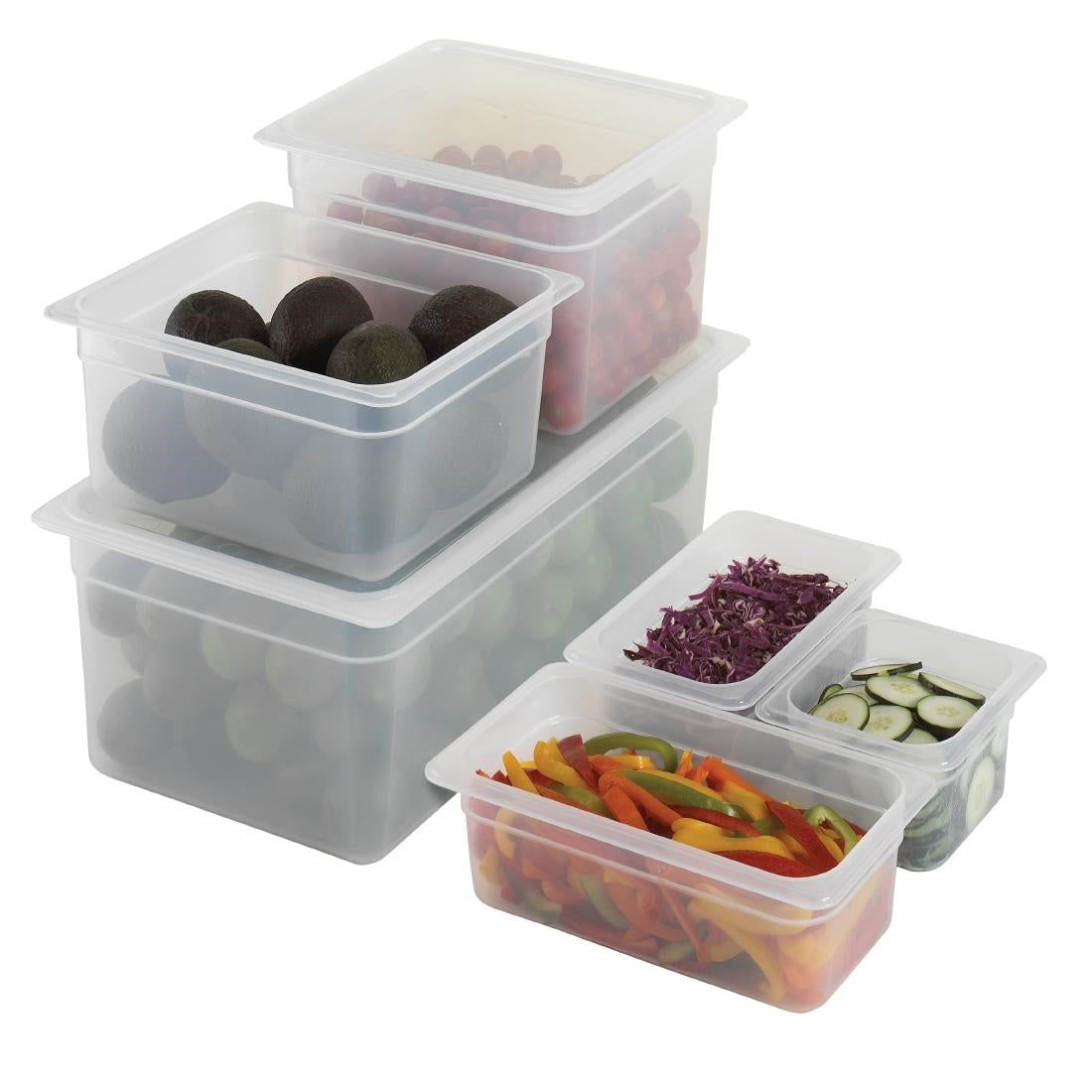 Cambro Polypropylene 1/4 Gastronorm Food Tray 100mm