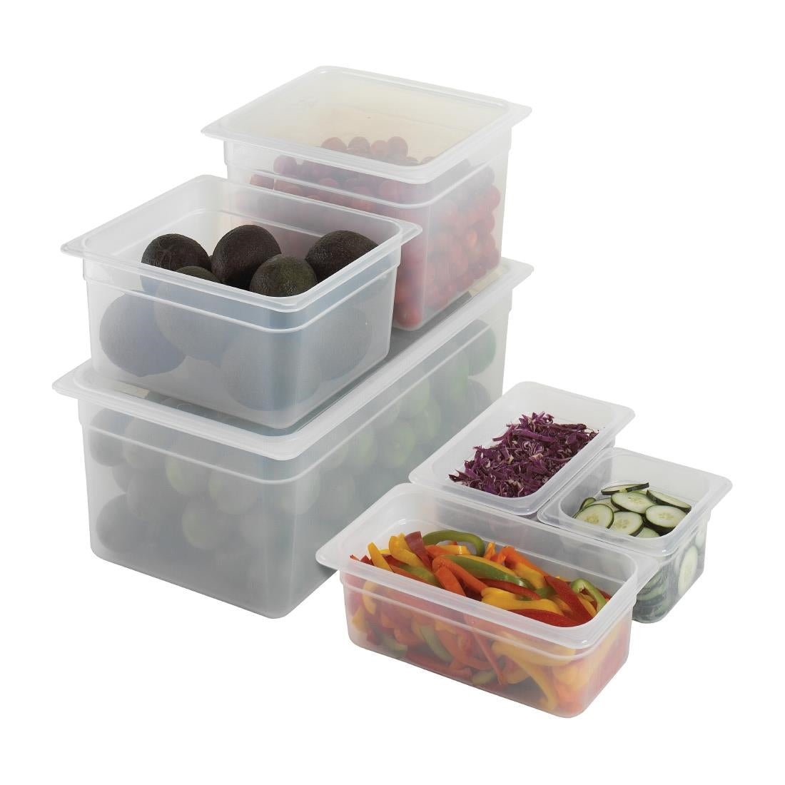 Cambro Polypropylene 1/6 Gastronorm Food Tray 100mm