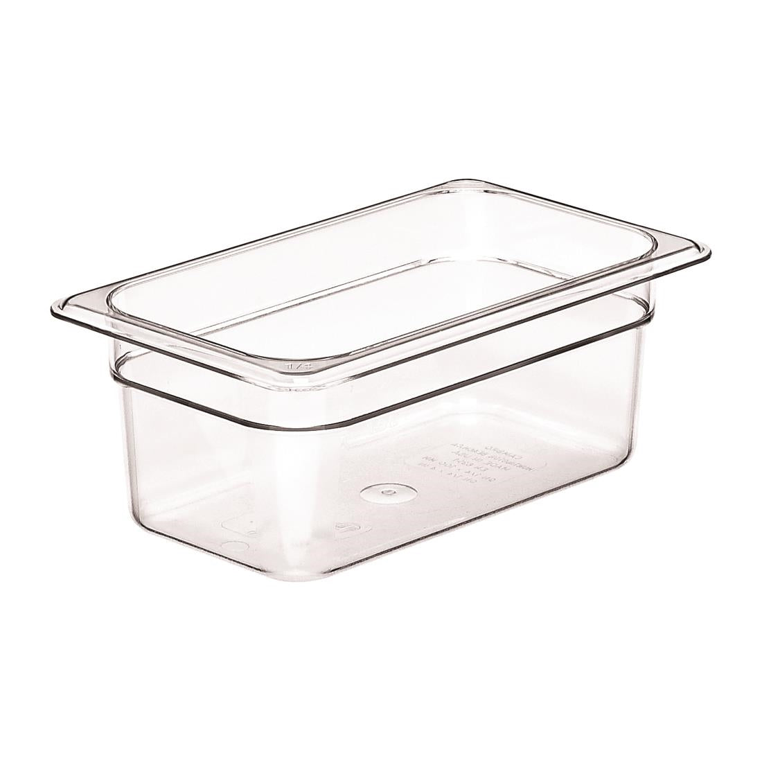 Cambro BPA Free Gastronorm Food Tray GN 1/4 100mm