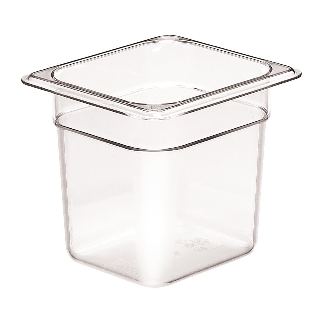 Cambro BPA Free Gastronorm Food Tray GN 1/6 150mm