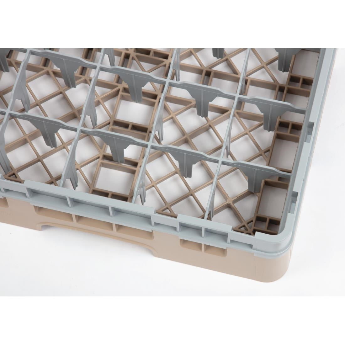 Cambro Camrack Beige 25 Compartments Max Glass Height 92mm