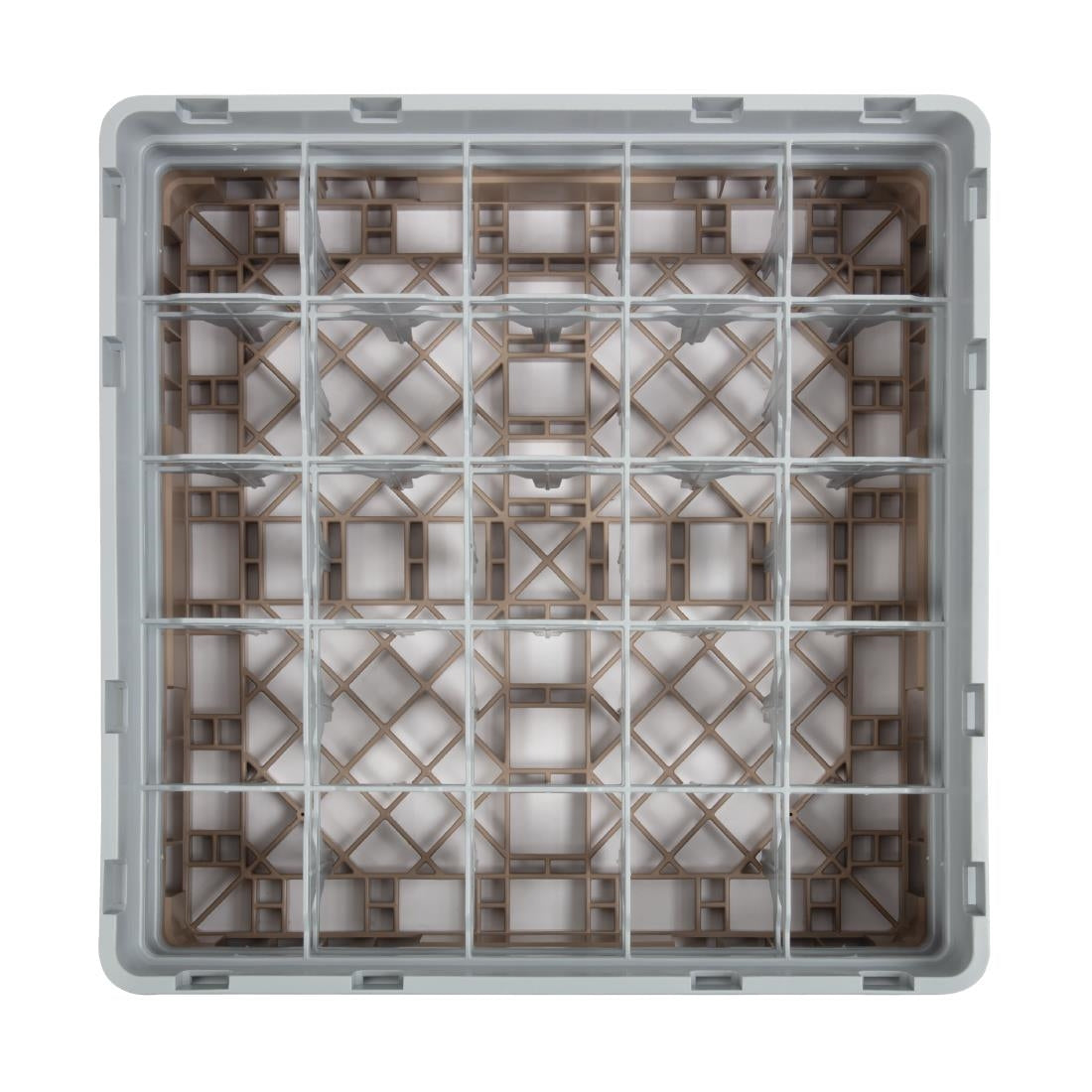 Cambro Camrack Beige 25 Compartments Max Glass Height 133mm